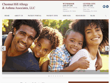 Tablet Screenshot of philadelphia-allergy.com
